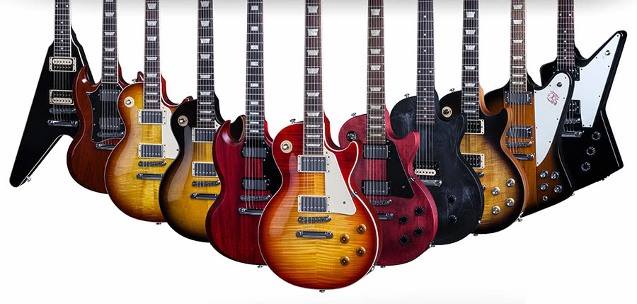 Os modelos de guitarra da Gibson